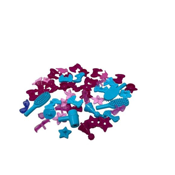 LEGO Friend Minifigure Accessories Friends 50 Pc Lot Hair‎ Bedroom Pink Azure - Picture 1 of 3